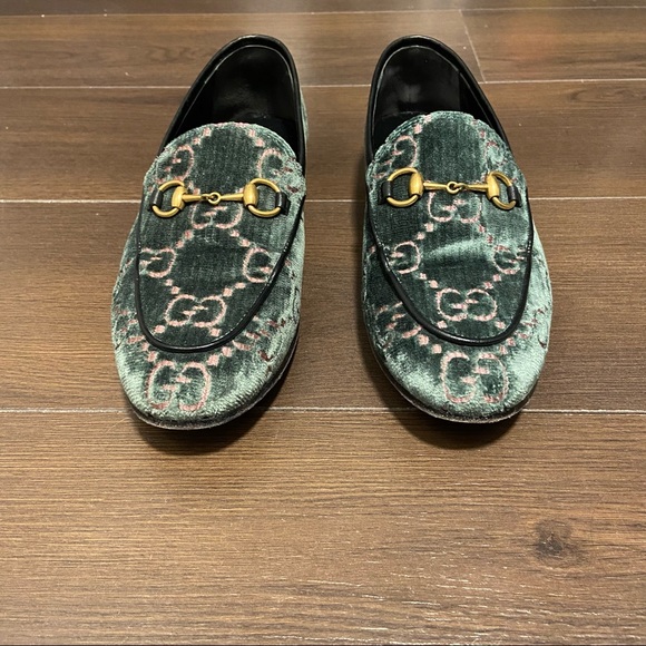 Gucci Horsebit-detailed embroidered velvet loafers - Picture 5 of 9